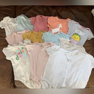Bundle girl and gender neutral onesie. Gerber, carters, granimals brand’s